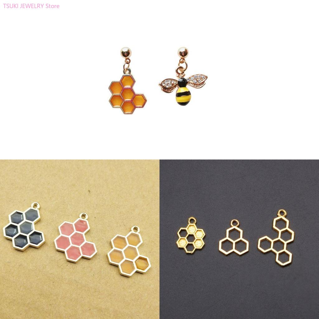 Bezels Set Pendant - 62KE 10x/компл. золотой кулон в виде