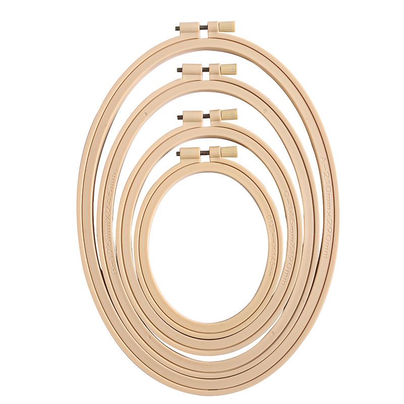 Wood Ring Blank - Кольца с имитацией бамбука, пластиковые овальные