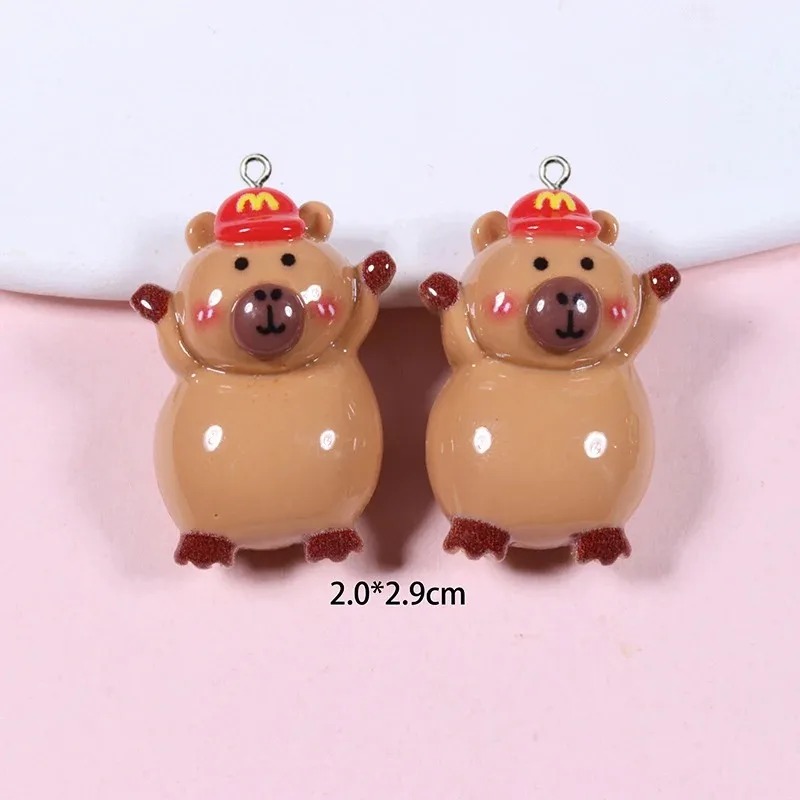 Resin Craft Supplies - 10 шт. глянцевых плоских подвесок из
