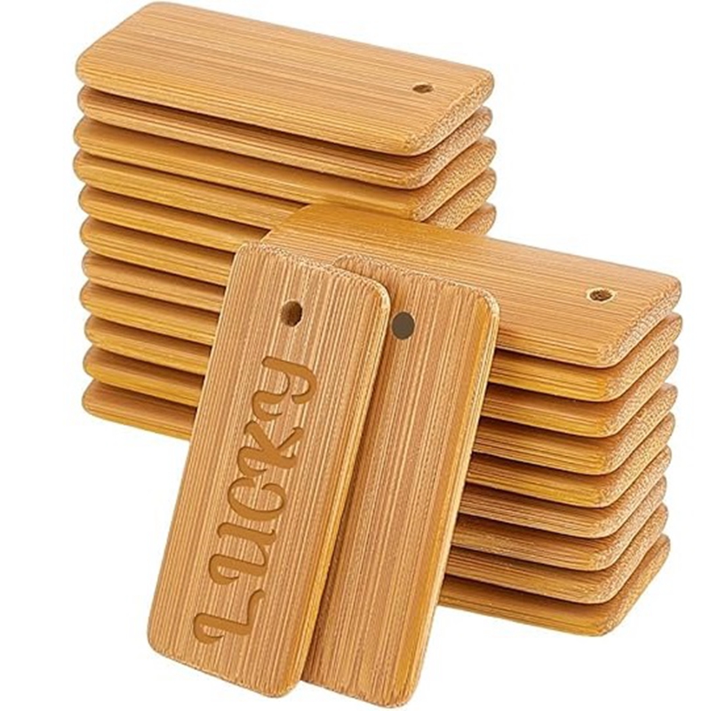 Wood Ring Blank - 50 шт. деревянные бирки, заготовки для