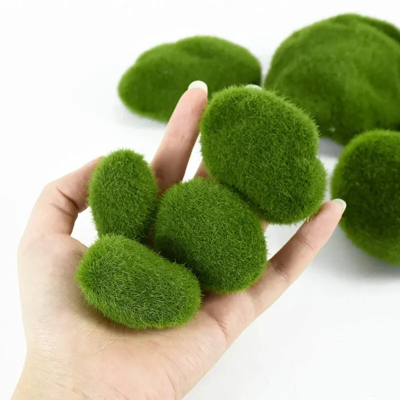 Terrarium Moss Art - 10 шт., имитация камня из мха,