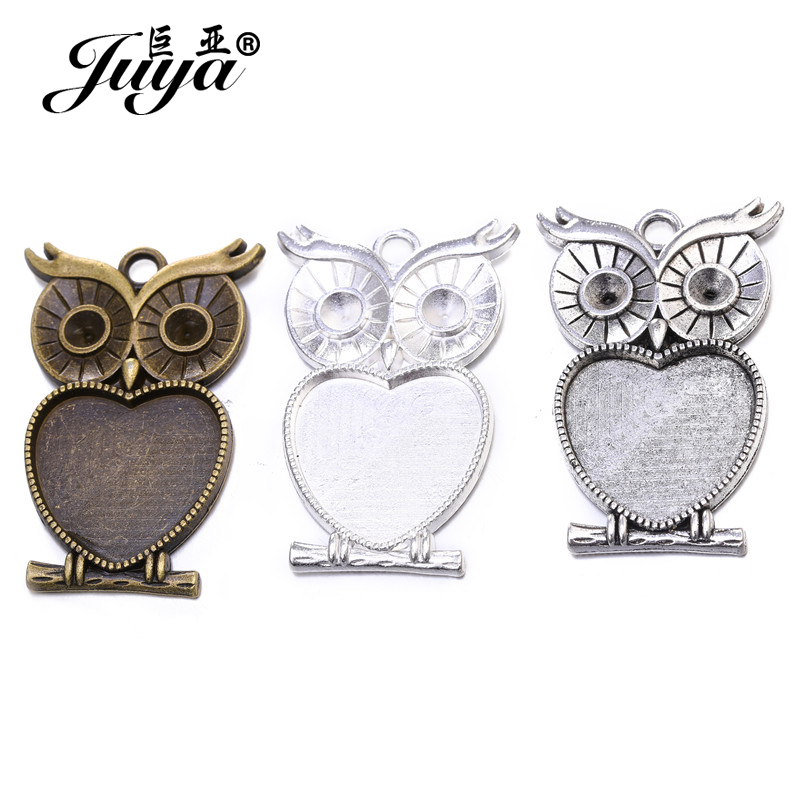 Bezels Set Pendant - 5 шт./партия 25 мм в форме