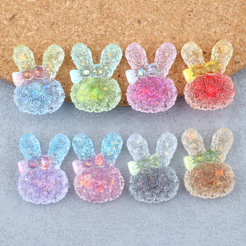 Resin Craft Supplies - 5 шт. светящихся градиентных кабошонов из
