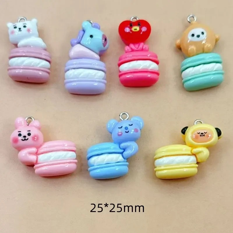 Resin Craft Supplies - 10 шт. разнообразных мультяшных подвесок из