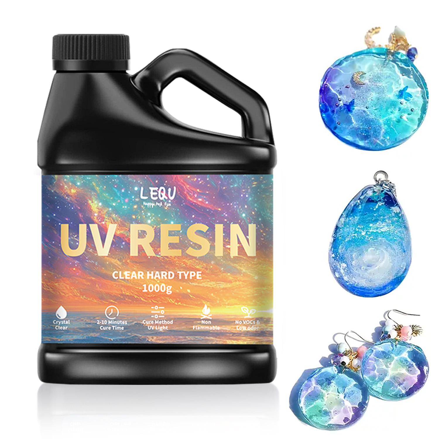 Resin Craft Supplies - 100/200/500/1000 г УФ-клей для эпоксидной смолы,