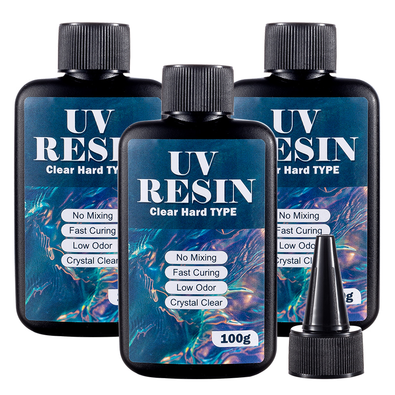 УФ-смола 100/200/300 г, тверда – обзор и цена Epoxy Uv Resin Kit