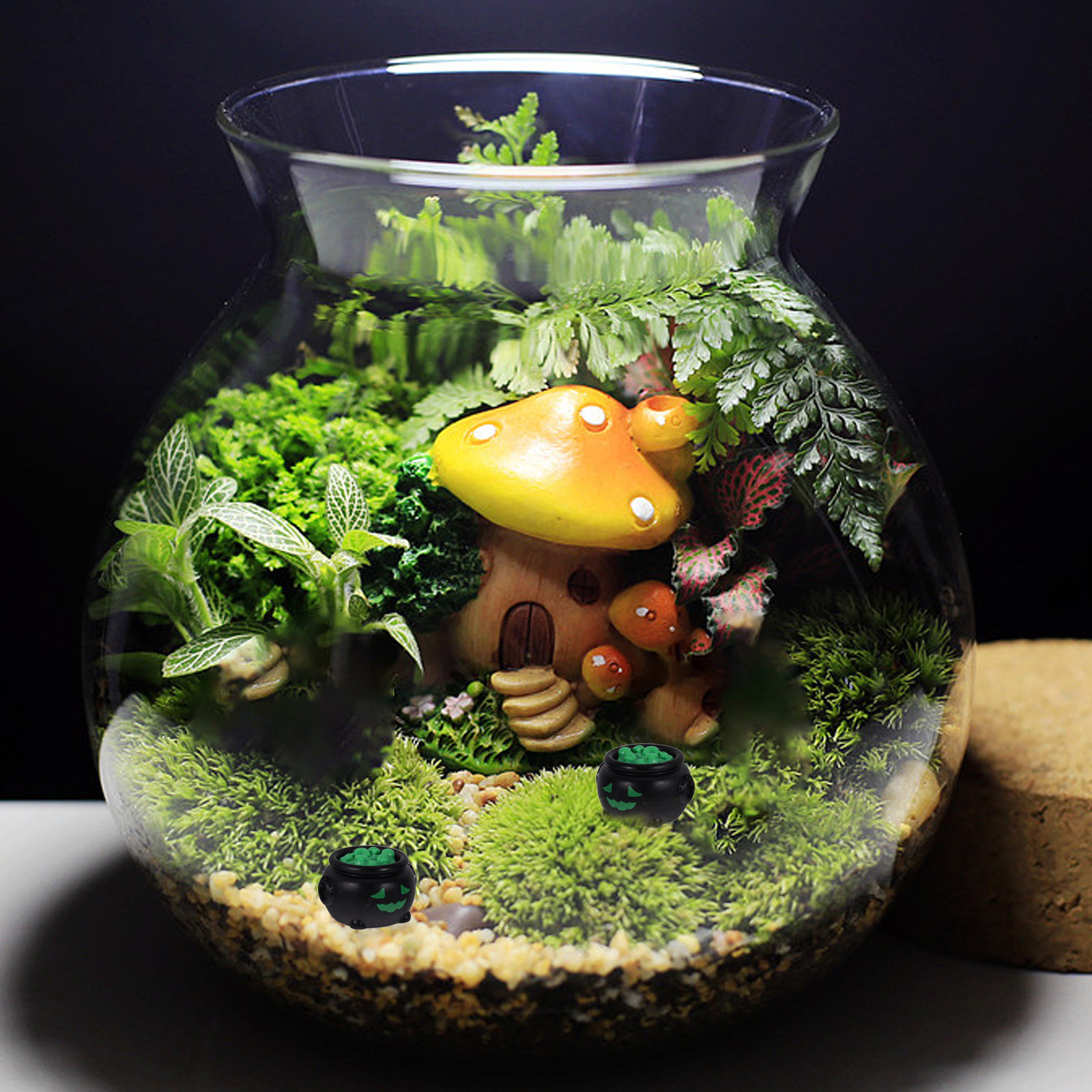 10 шт. миниатюрных котлов ведь – обзор и цена Resin Crafts