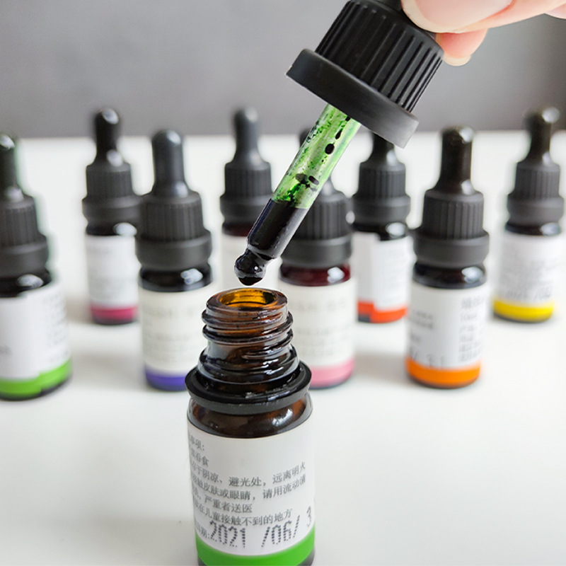 10 мл Жидкий краситель для све – обзор и цена Resin Pigment Set