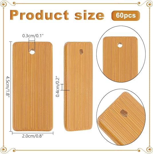 50 шт. деревянные бирки, загот – обзор и цена Wood Ring Blank
