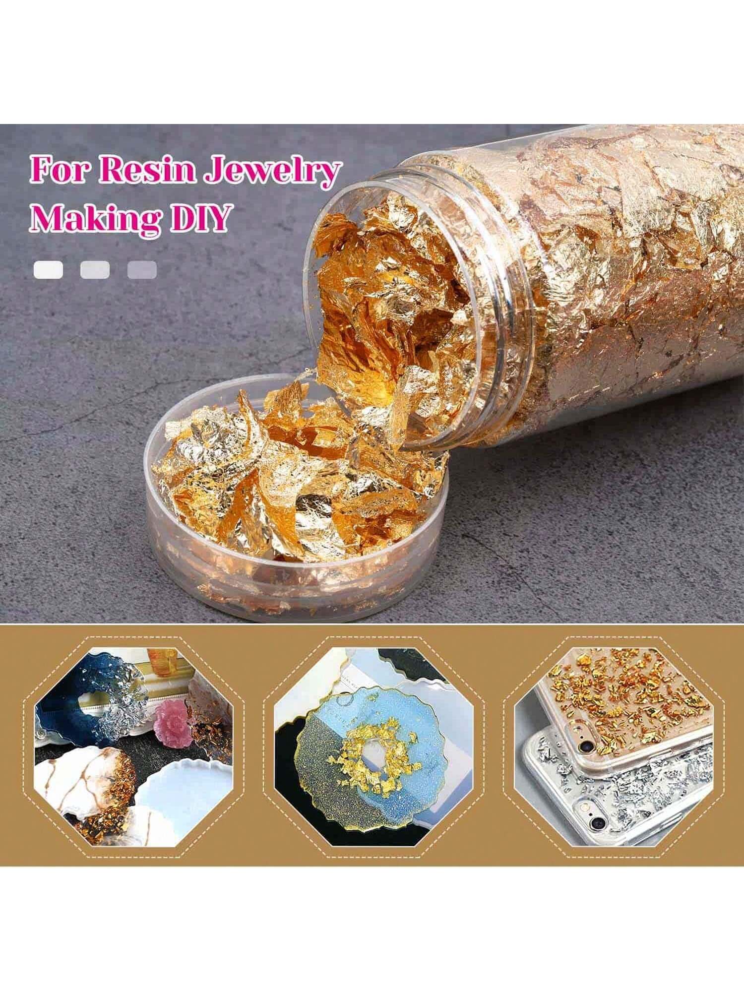 Золотые хлопья, золотая фольга – обзор и цена Gold Foil Flakes