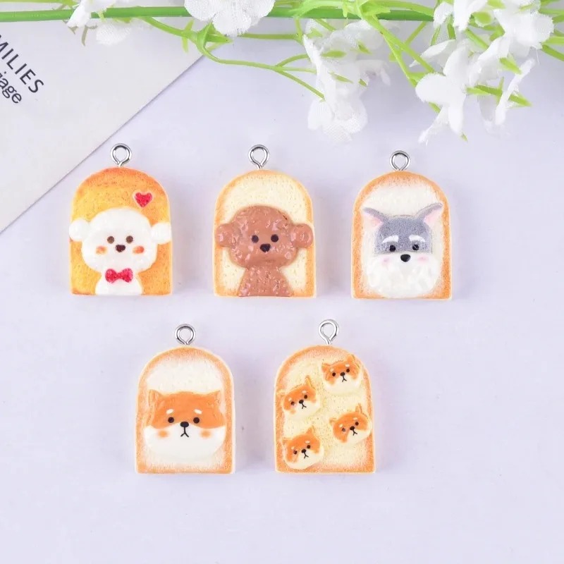 10 шт. милых подвесок из смолы – обзор и цена Resin Craft Supplies