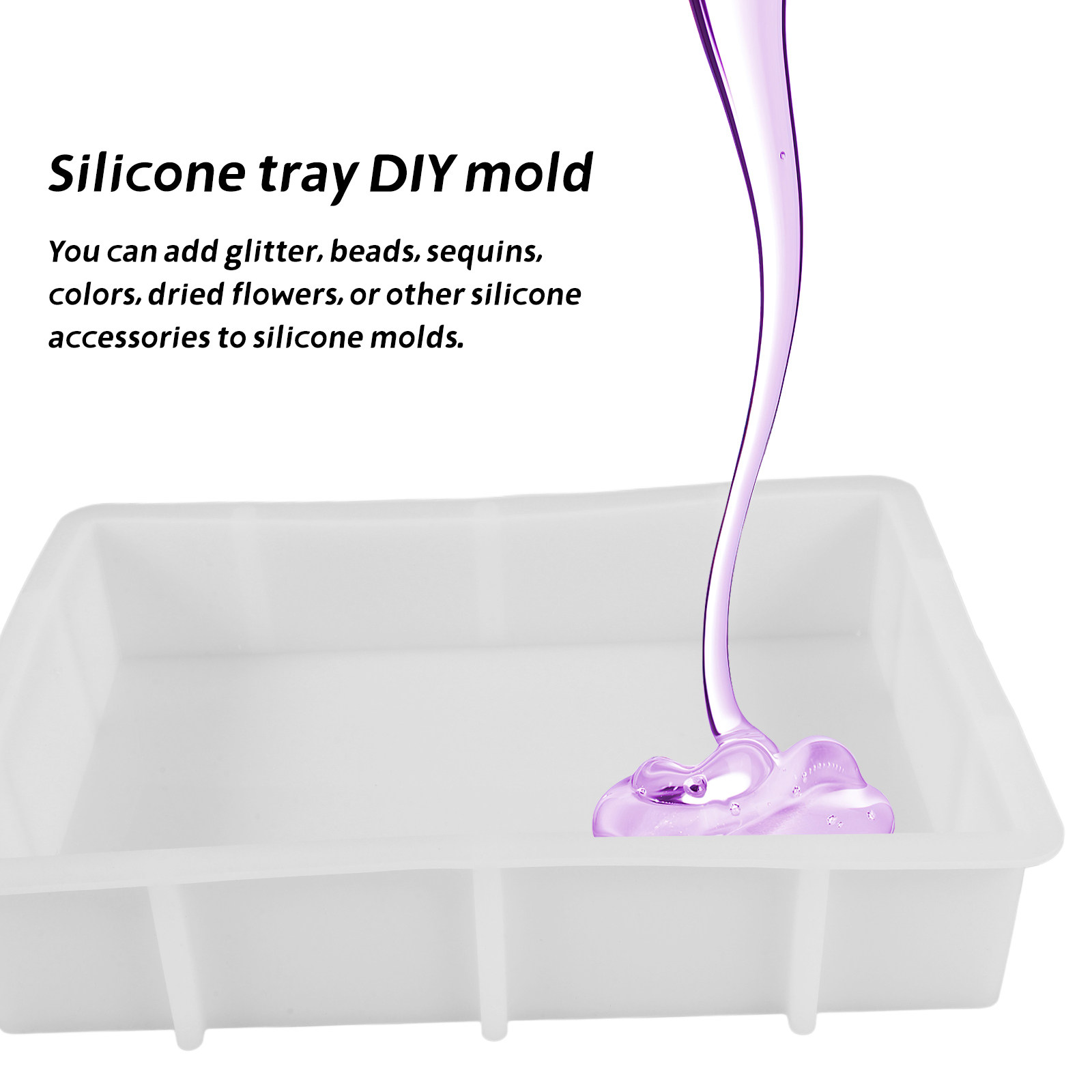 Большая прямоугольная силиконо – обзор и цена Silicone Mold Tray
