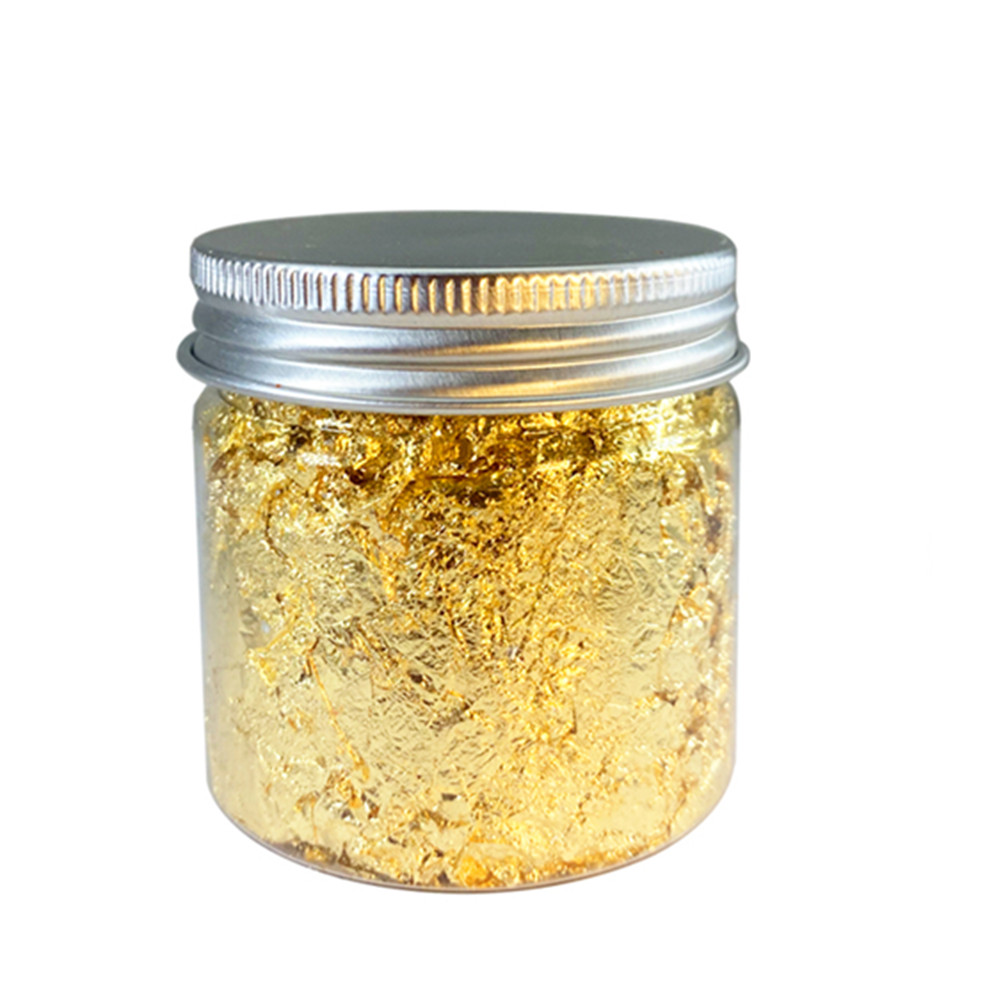 Искусственная розовая, Золотая – обзор и цена Gold Foil Flakes