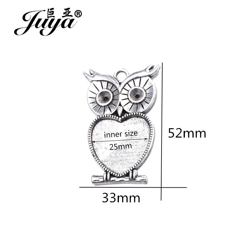 5 шт./партия 25 мм в форме сер – обзор и цена Bezels Set Pendant