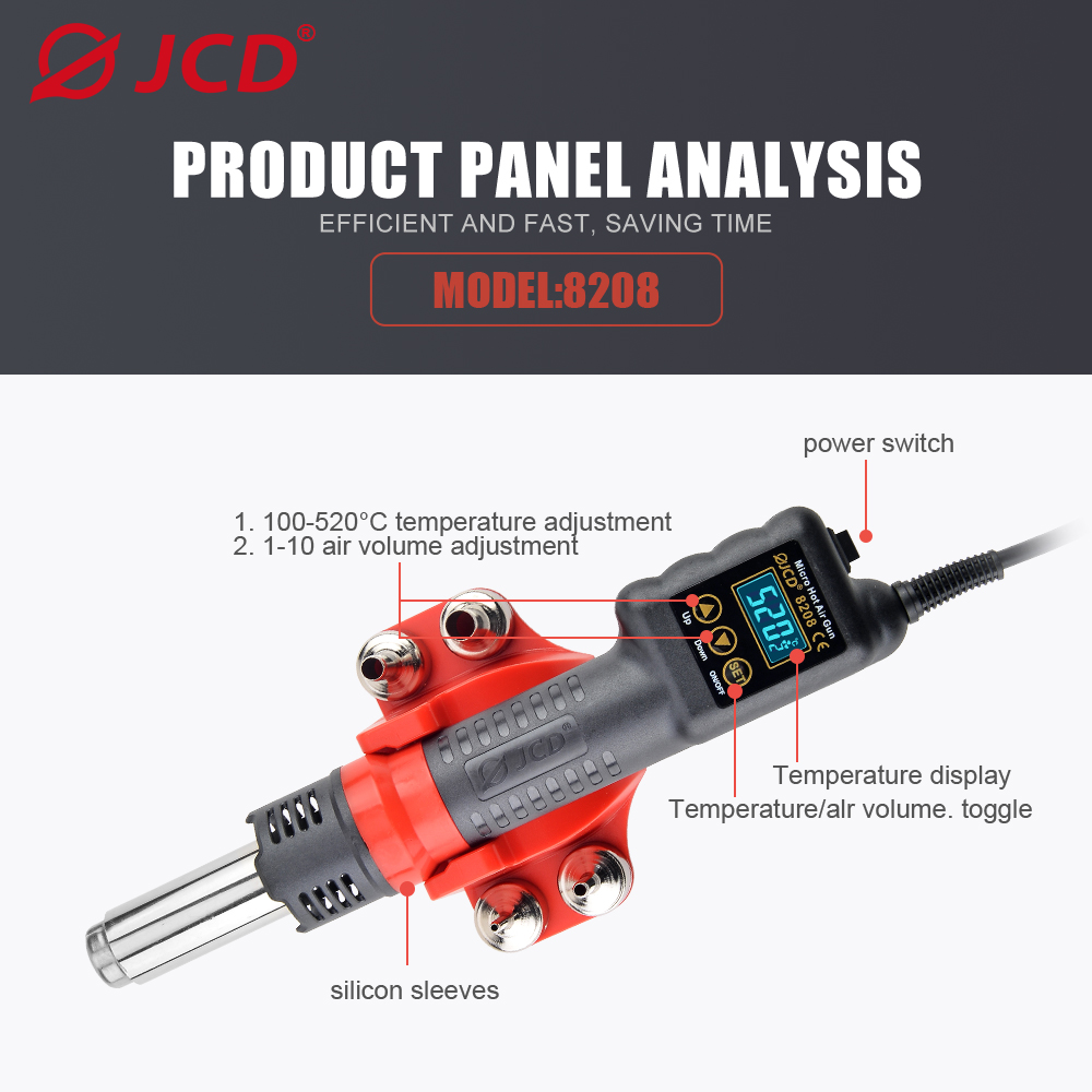 Паяльная станция JCD, 750 Вт,  – обзор и цена Heat Gun Small