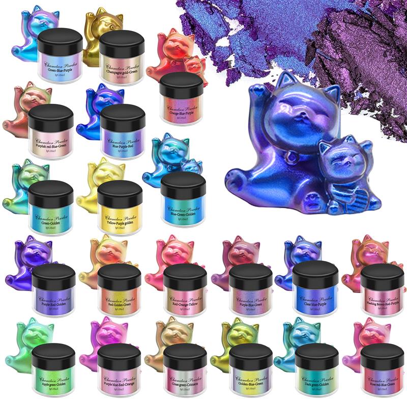3g зеркальный пигмент-Хамелеон – обзор и цена Resin Pigment Set