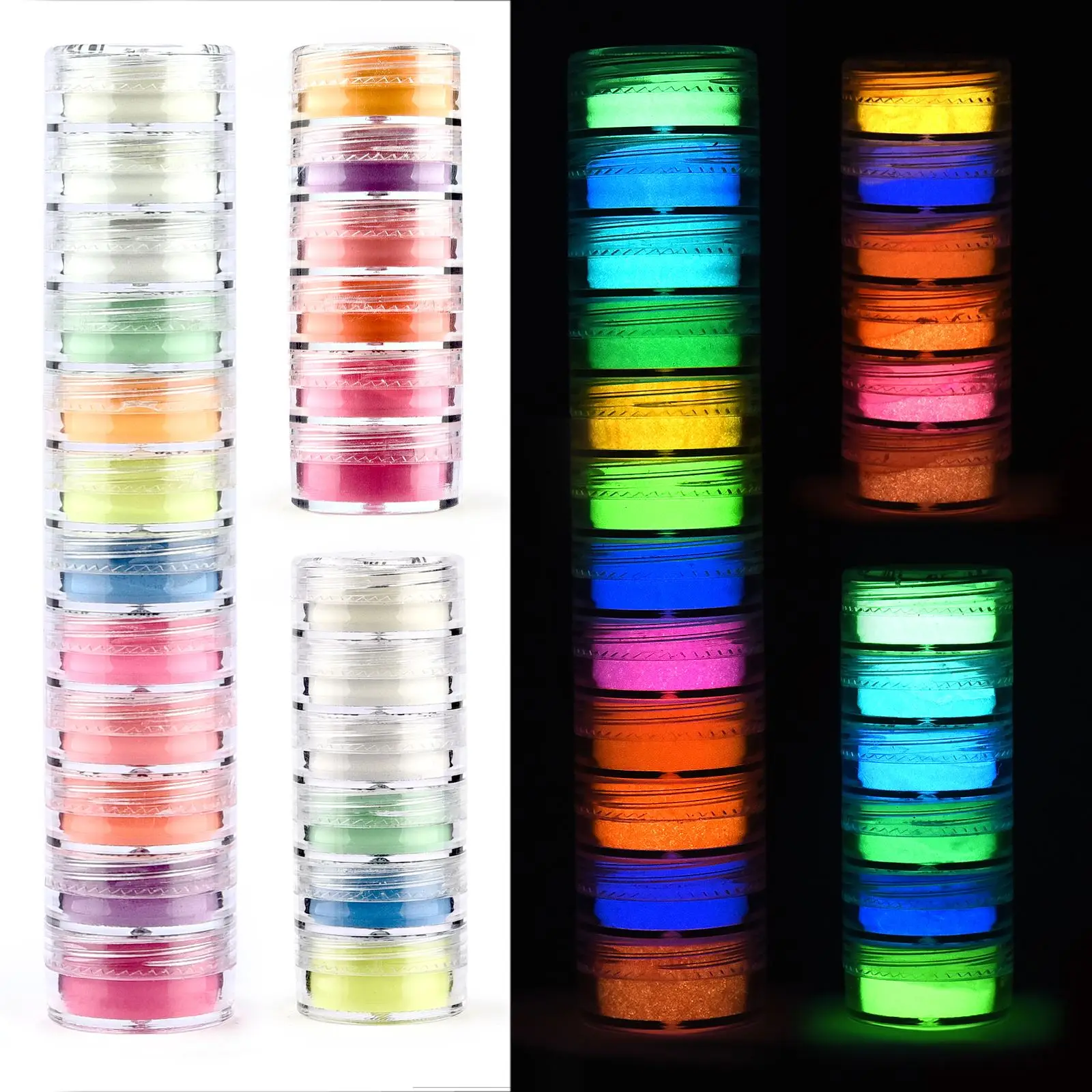 6 цветов/набор, светящийся пор – обзор и цена Resin Pigment Set