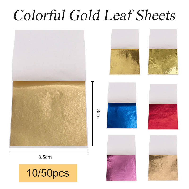 8x8,5 см Тайваньские листы с и – обзор и цена Gold Foil Flakes