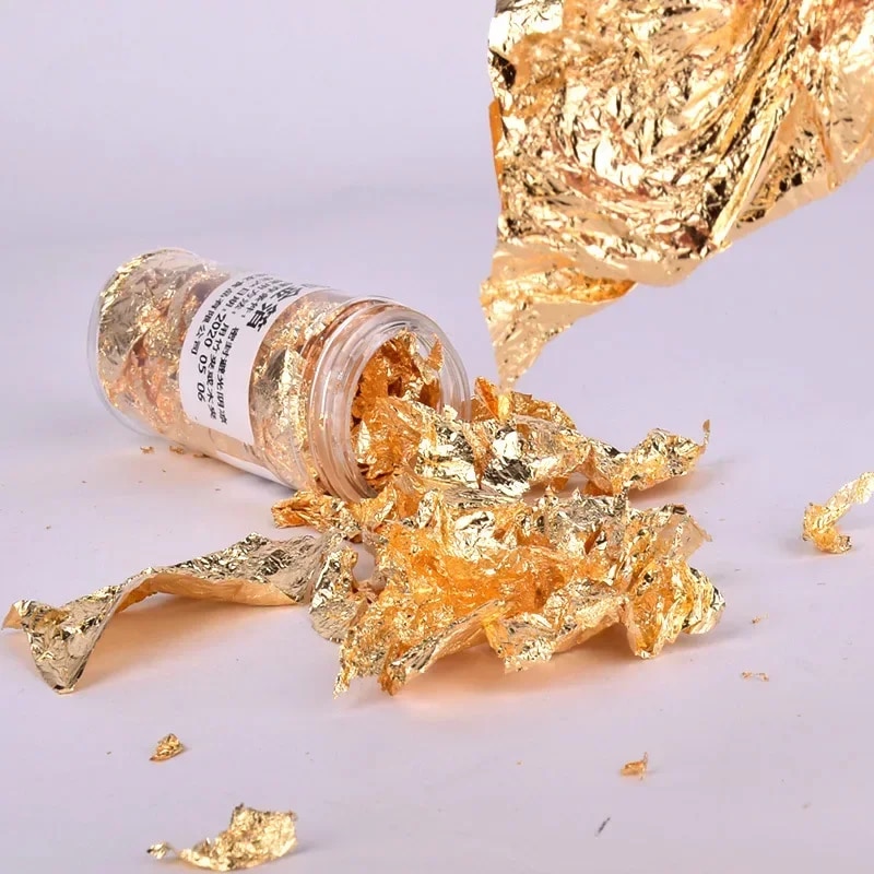 2 г/1 г, хлопья из металлическ – обзор и цена Gold Foil Flakes